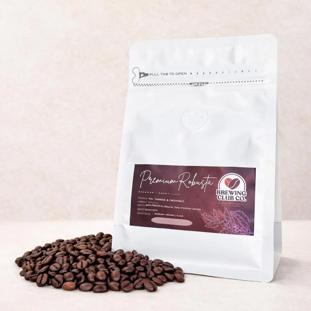 Sultan Kudarat Robusta coffee packaging